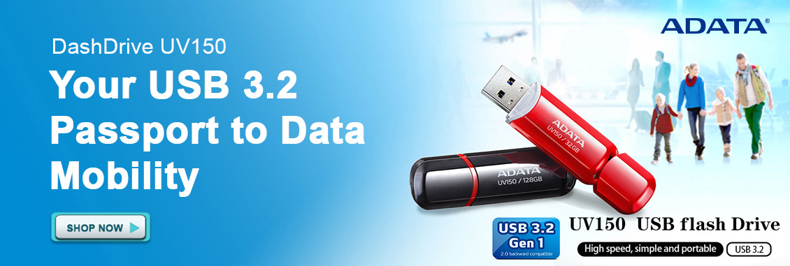 ADATA DashDrives UV150 - Flashdisk USB 3.1 SuperSpeed